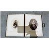 Image 4 : ANTIQUE CHRISTMAS CARD ALBUM WITH ANTIQUE PHOTOS: HAS SIDE LATCH