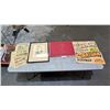 Image 1 : VINTAGE ELECTION SIGNS, FRAMED PENCIL PORTRAIT SIGNED JAYES TAKEMUTA & 1956 BRITISH COLUMBIA ATLAS