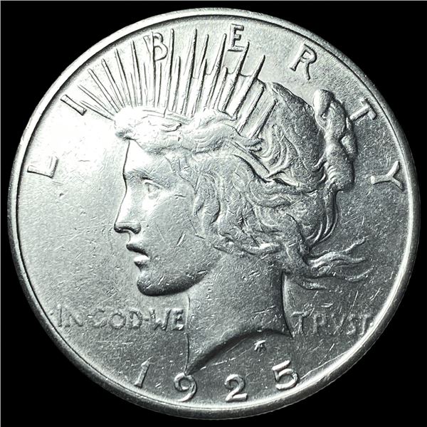 1925-S Silver Peace Dollar CLOSELY  UNCIRCULATED