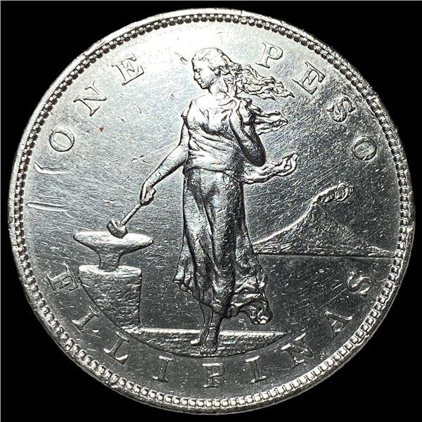 1903-S Philippines Silver One Peso  UNCIRCULATED