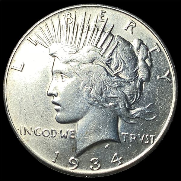 1934-S Silver Peace Dollar CLOSELY  UNCIRCULATED