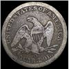 Image 2 : 1844-O Silver Seated Liberty Quarter NICELY  CIRCULATED