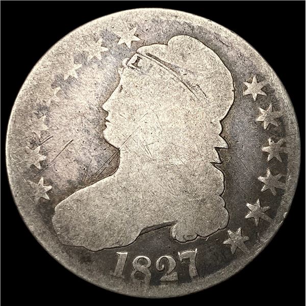 1827 Capped Bust Half Dollar NICELY  CIRCULATED