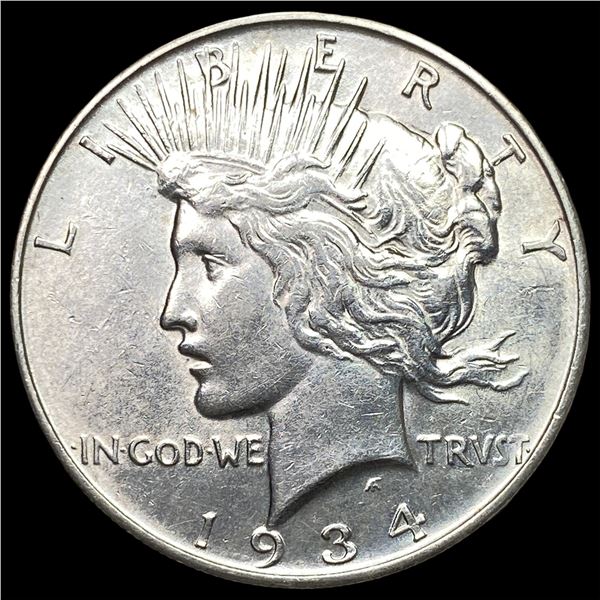 1934-D Silver Peace Dollar CLOSELY  UNCIRCULATED