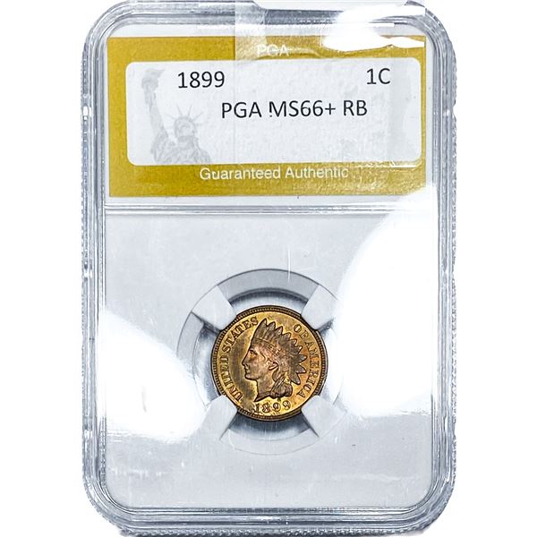1889 Indian Head Cent PGA MS66+ RB