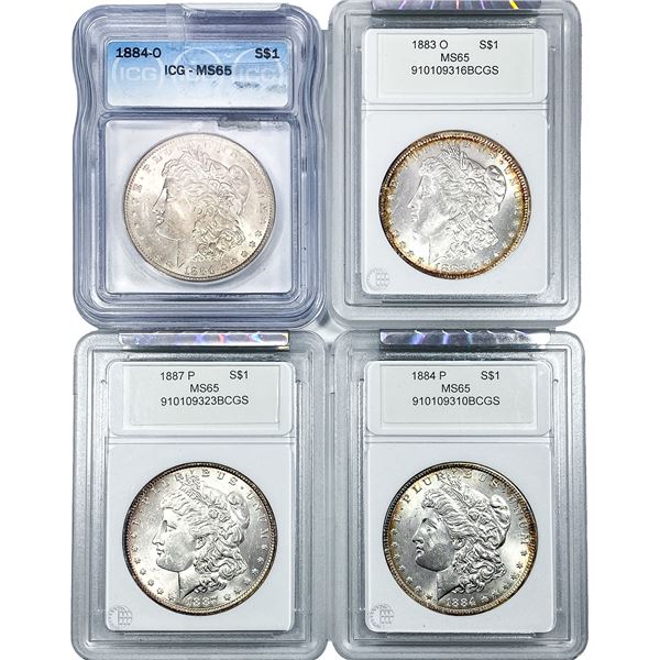 [4] 1881-1887 Morgan Silver Dollar MS65