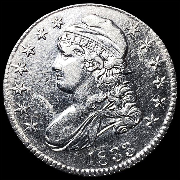 1833 Capped Bust Half Dollar UNCIRCULATED