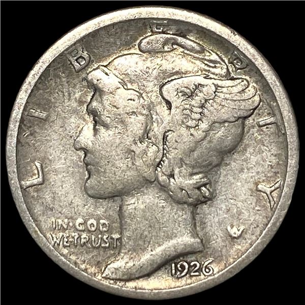 1926-S Silver Mercury Dime NEARLY  UNCIRCULATED