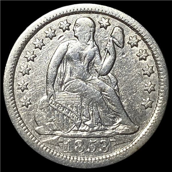 1853-O Silver Seated Liberty Dime CLOSELY  UNCIRCULATED