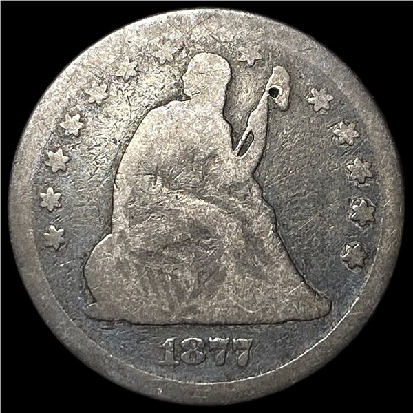 1877 Seated Liberty Quarter NICELY CIRCULATED