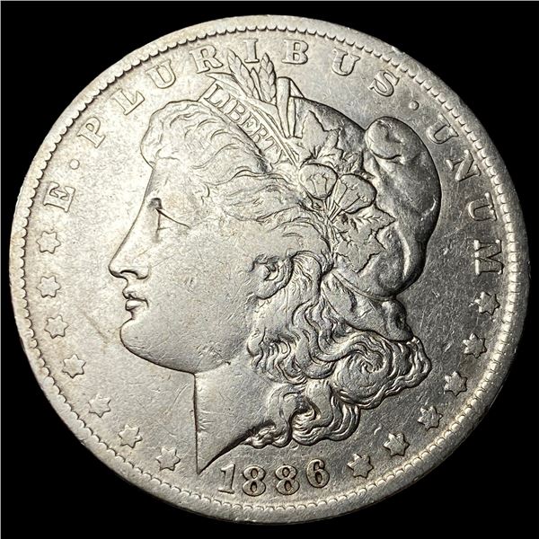 1886-O Silver Morgan Dollar ABOUT  UNCIRCULATED