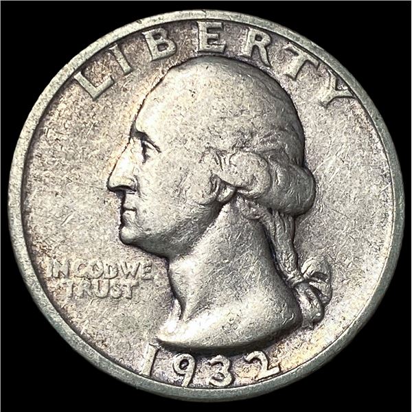 1932-S Silver Washington Quarter NEARLY  UNCIRCULATED