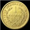 Image 2 : 1853 Gold $1 Liberty Head UNCIRCULATED