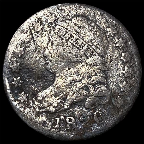1820 Silver Capped Bust Dime NICELY  CIRCULATED