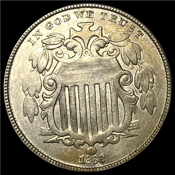 1868 Shield Nickel CLOSELY UNCIRCULATED