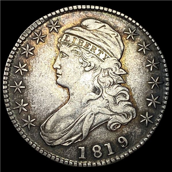 1819 Capped Bust Half Dollar CLOSELY  UNCIRCULATED