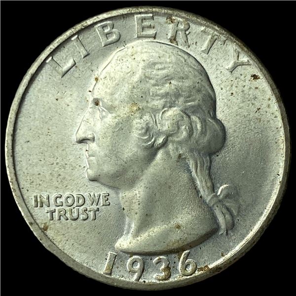 1936 Silver Washington Quarter UNCIRCULATED