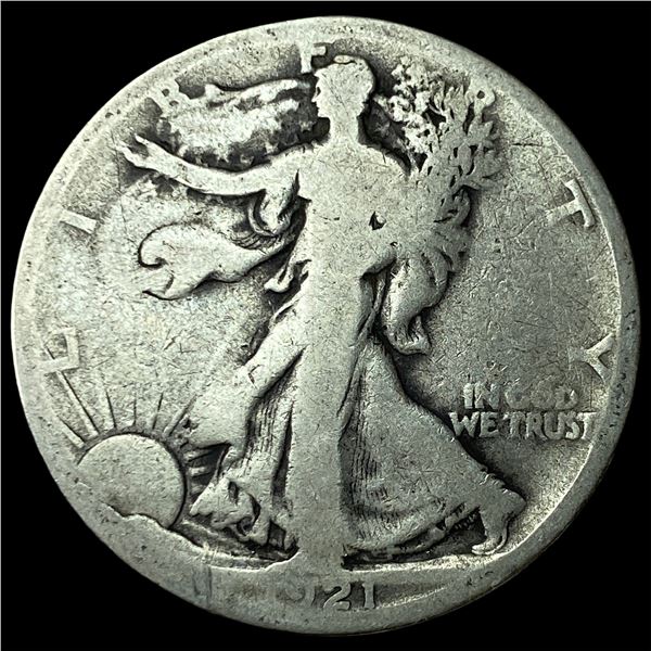 1921-S Silver Walking Liberty Half Dollar  NICELY CIRCULATED