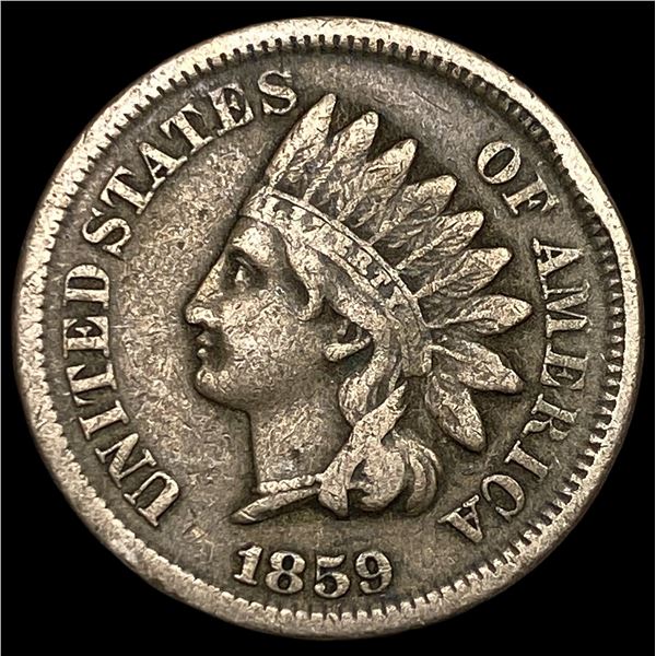 1859 Indian Head Cent LIGHTLY CIRCULATED