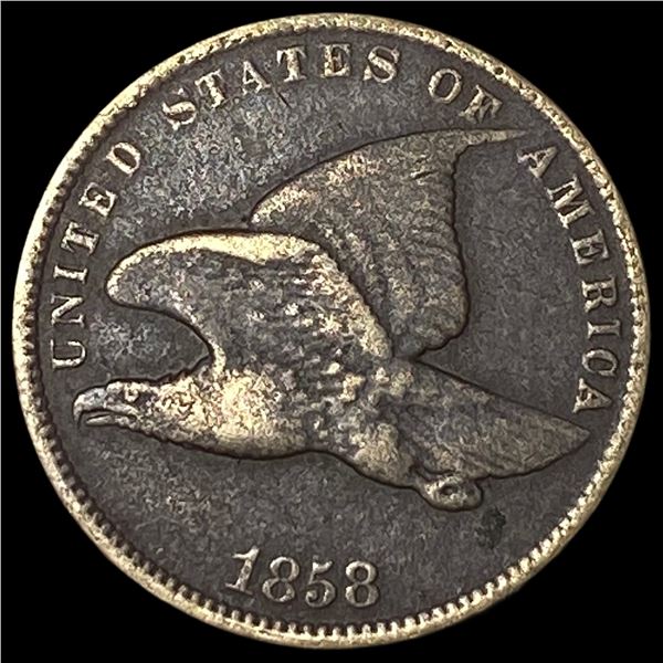1858 Flying Eagle Cent NICELY CIRCULATED