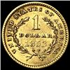 Image 2 : 1853 Gold $1 Liberty Head Type 1 UNCIRCULATED