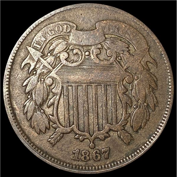 1867 Two-Cent Piece UNCIRCULATED