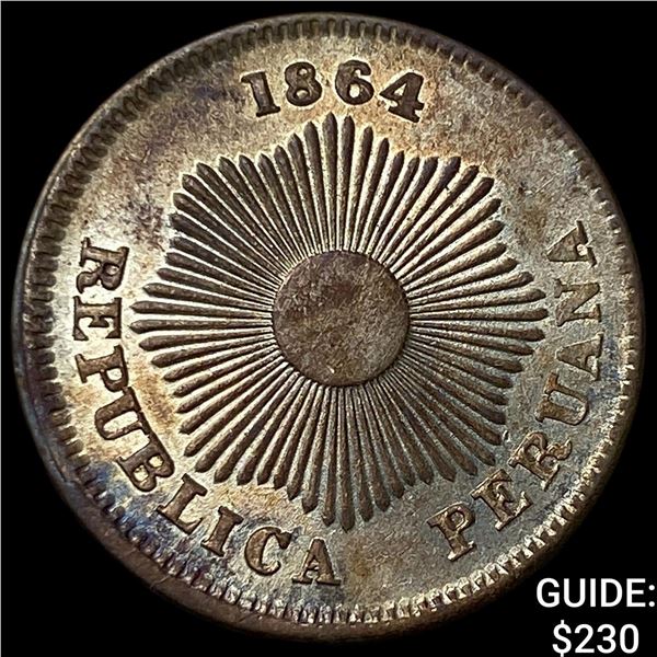 1864 Preu 1 Centavo