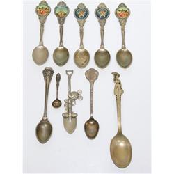Bag Of 12 Vintage Disney Spoons