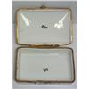 Image 2 : Antique Porcelain Jewelry Box Hand Painted