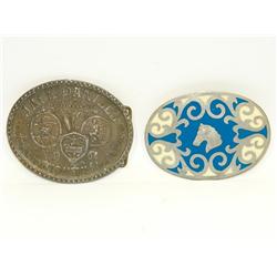 Bag Of 2 Cowboys Buckles Turquoise & Jack Daniels