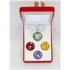 Image 1 : 4 Different Color Of Jade Exchangeable Necklace