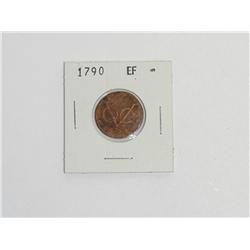 1790 Voc 1 cent XF