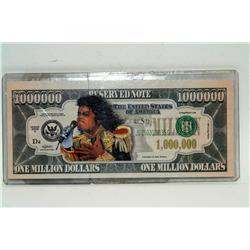 Michael Jackson One Million Note Collectable