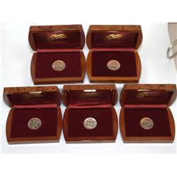 1963 Uncirculated Franklin Half Dollars U.S Mint