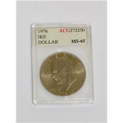 1976 IKE Dollar ACG MS65