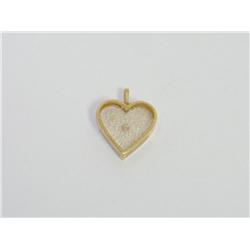 Diamond Heart Design Ladies Pendant