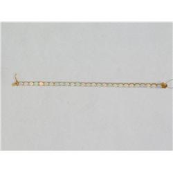 Vermeil 14kt AAA Australian Opal Ladies Bracelet