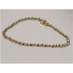 Diamonds SSS Link Ladies Tennis Bracelet