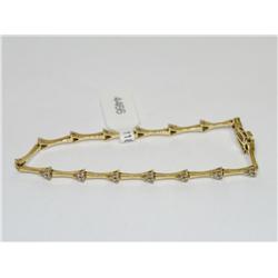 1.00Ctw Diamonds Hand Made Ladies Tennis Bracelet