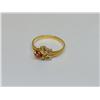 Image 1 : AAA Burmese Ruby & Diamonds Cluster Ladies Ring