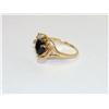 Image 2 : Onyx & Diamonds Heart Design Ladies Ring