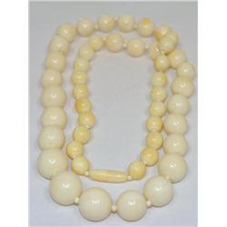 1900's Ivory Hand Made Ladies Necklace