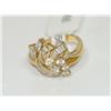 Image 1 : 1.00Ctw Diamonds Baguettes & Rounds Cluster Ring