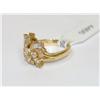 Image 2 : 1.00Ctw Diamonds Baguettes & Rounds Cluster Ring