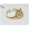Image 3 : 1.00Ctw Diamonds Baguettes & Rounds Cluster Ring