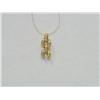 Image 1 : 18Kt Diamonds Hand made Ladies Pendant
