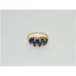 AAA Cashmere sapphire Marquise Ladies Ring