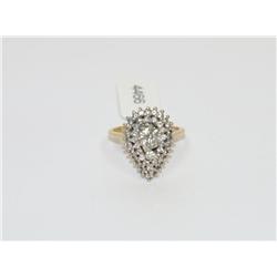 2.10Ctw Diamonds cluster Hand Made Ladies Ring