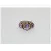 Image 1 : AAA Amethyst Wire Design Ladies Ring