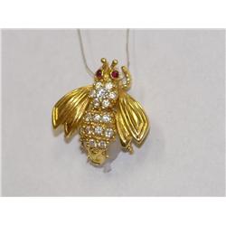 Tiffany & Co New York Hand Made Bee Design Brooch